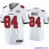 Stylish Cameron Brate Buccaneers White Super Bowl Lv Vapor Limited Jersey