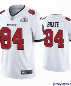 Stylish Cameron Brate Buccaneers White Super Bowl Lv Vapor Limited Jersey