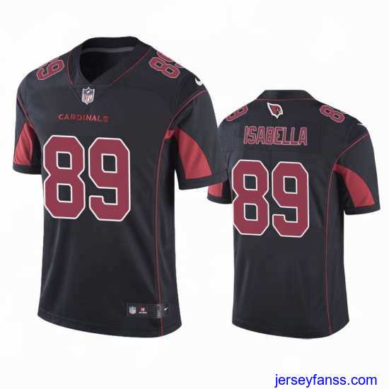 Fantastic Cardinals 89 Andy Isabella Black Stitched Football Limited Rush Jersey