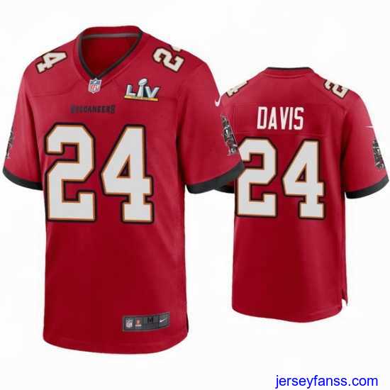 Fantastic Carlton Davis Buccaneers Red Super Bowl Lv Game Jersey