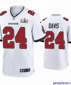 Gorgeous Carlton Davis Buccaneers White Super Bowl Lv Game Jersey