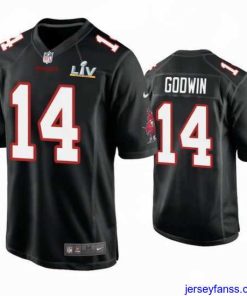 Fantastic Chris Godwin Buccaneers Black Super Bowl Lv Game Fashion Jersey