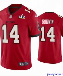 Fantastic Chris Godwin Buccaneers Red Super Bowl Lv Vapor Limited Jersey