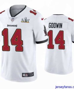 Stylish Chris Godwin Buccaneers White Super Bowl Lv Vapor Limited Jersey