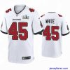 Exclusive Devin White Buccaneers White Super Bowl Lv Game Jersey