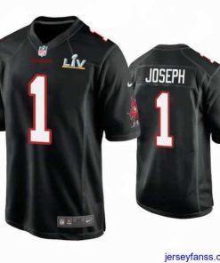 Amazing Greg Joseph Buccaneers Black Super Bowl Lv Game Fashion Jersey