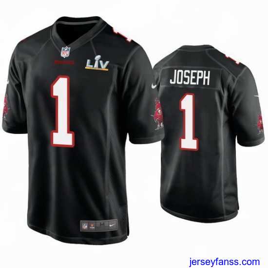 Amazing Greg Joseph Buccaneers Black Super Bowl Lv Game Fashion Jersey
