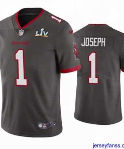 Gorgeous Greg Joseph Buccaneers Pewter Super Bowl Lv Vapor Limited Jersey