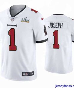 Premium Greg Joseph Buccaneers White Super Bowl Lv Vapor Limited Jersey