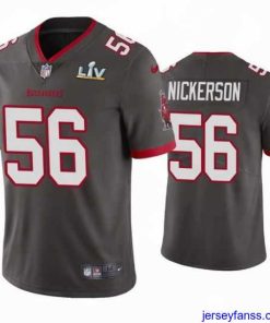 Exclusive Hardy Nickerson Buccaneers Pewter Super Bowl Lv Vapor Limited Jersey