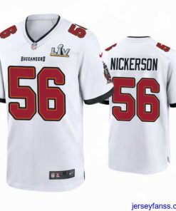 Stylish Hardy Nickerson Buccaneers White Super Bowl Lv Game Jersey