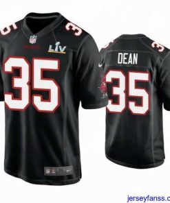 Exclusive Jamel Dean Buccaneers Black Super Bowl Lv Game Fashion Jersey