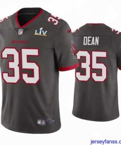 Impressive Jamel Dean Buccaneers Pewter Super Bowl Lv Vapor Limited Jersey
