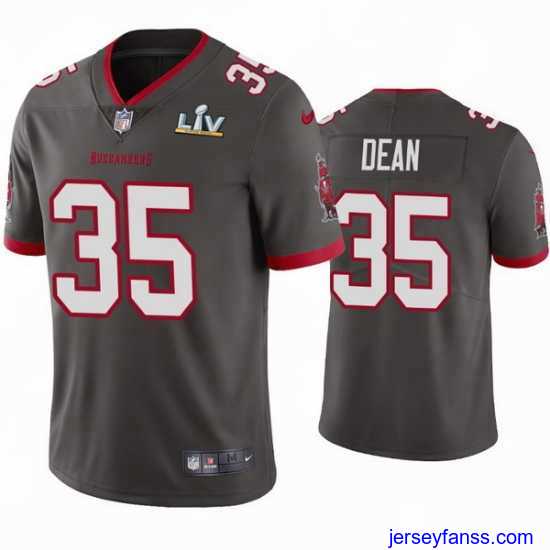 Impressive Jamel Dean Buccaneers Pewter Super Bowl Lv Vapor Limited Jersey