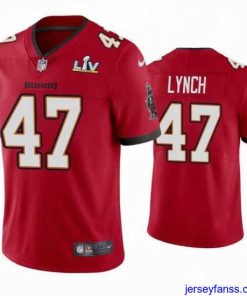 Premium John Lynch Buccaneers Red Super Bowl Lv Vapor Limited Jersey