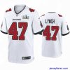 Fantastic John Lynch Buccaneers White Super Bowl Lv Game Jersey