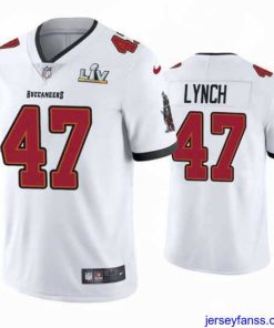 Gorgeous John Lynch Buccaneers White Super Bowl Lv Vapor Limited Jersey