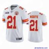 Premium Kansas City Chiefs 21 Trent McDuffie White Vapor Untouchable Limited Stitched Football 2024 Super Bowl LVIII Jersey