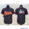 Amazing Kansas City Chiefs Black With Super Bowl LVII Big Logo Cool Base Stitched Baseball JerseyS