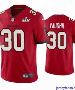 Impressive Ke'Shawn Vaughn Buccaneers Red Super Bowl Lv Vapor Limited Jersey