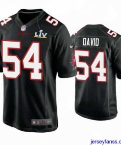 Impressive Lavonte David Buccaneers Black Super Bowl Lv Game Fashion Jersey