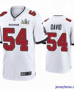 Amazing Lavonte David Buccaneers White Super Bowl Lv Game Jersey