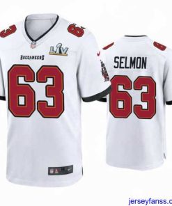 Amazing Lee Roy Selmon Buccaneers White Super Bowl Lv Game Jersey