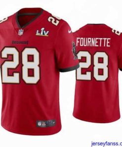 Amazing Leonard Fournette Buccaneers Red Super Bowl Lv Vapor Limited Jersey