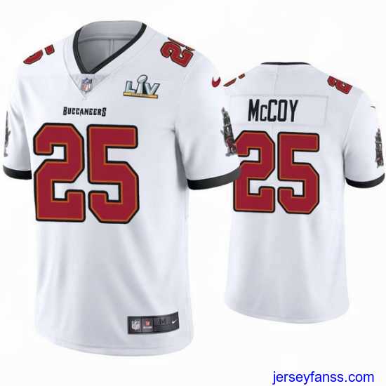 Exclusive Lesean Mccoy Buccaneers White Super Bowl Lv Vapor Limited Jersey