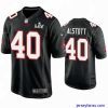 Outstanding Mike Alstott Buccaneers Black Super Bowl Lv Game Fashion Jersey