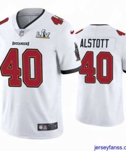 Outstanding Mike Alstott Buccaneers White Super Bowl Lv Vapor Limited Jersey