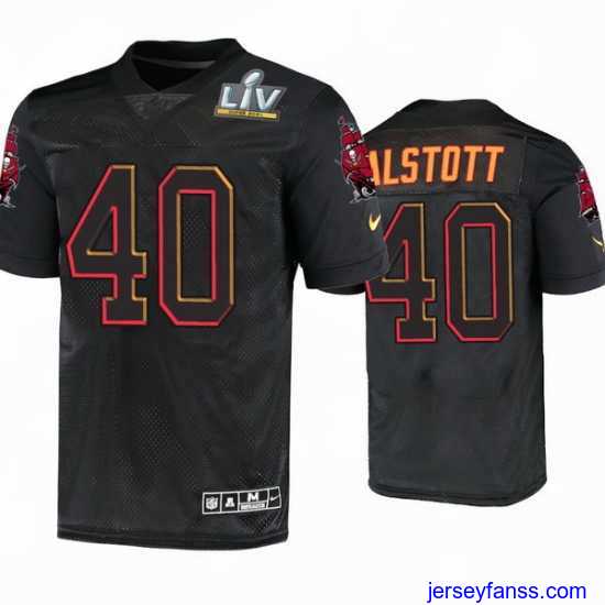 Fantastic Mike Alstott Tampa Bay Buccaneers Black Super Bowl Lv Jersey