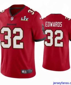 Gorgeous Mike Edwards Buccaneers Red Super Bowl Lv Vapor Limited Jersey