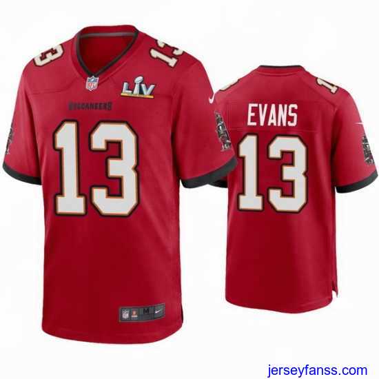 Fantastic Mike Evans Buccaneers Red Super Bowl Lv Game Jersey