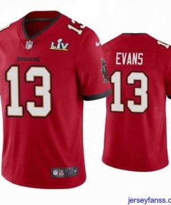 Amazing Mike Evans Buccaneers Red Super Bowl Lv Vapor Limited Jersey