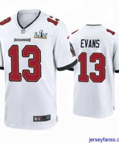 Exclusive Mike Evans Buccaneers White Super Bowl Lv Game Jersey