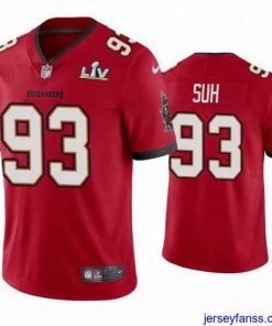 Gorgeous Ndamukong Suh Buccaneers Red Super Bowl Lv Vapor Limited Jersey