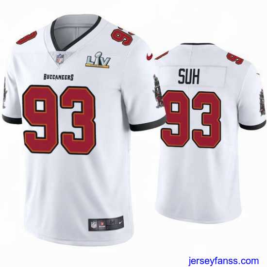 Premium Ndamukong Suh Buccaneers White Super Bowl Lv Vapor Limited Jersey