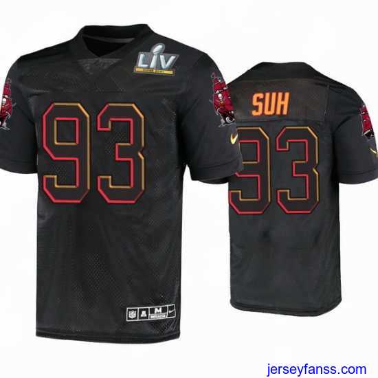 Exclusive Ndamukong Suh Tampa Bay Buccaneers Black Super Bowl Lv Jersey