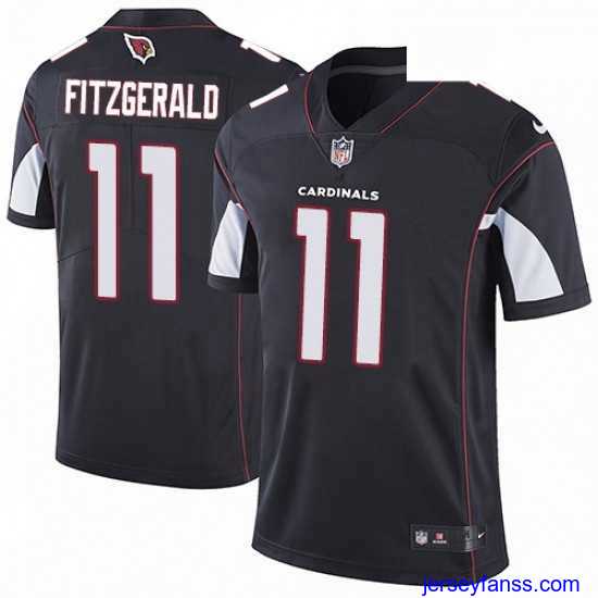 Stylish Nike Arizona Cardinals 11 Larry Fitzgerald Black Alternate Vapor Untouchable Limited Player NFL Jersey