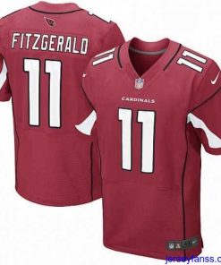 Premium Nike Arizona Cardinals 11 Larry Fitzgerald Elite Red Team Color NFL Jersey