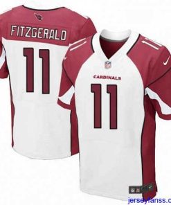 Gorgeous Nike Arizona Cardinals 11 Larry Fitzgerald Elite White NFL Jersey