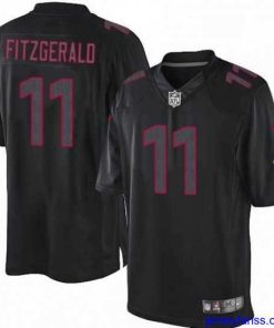 Gorgeous Nike Arizona Cardinals 11 Larry Fitzgerald Limited Black Impact NFL Jersey