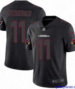 Gorgeous Nike Arizona Cardinals 11 Larry Fitzgerald Limited Black Rush Impact NFL Jersey