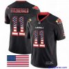 Outstanding Nike Arizona Cardinals 11 Larry Fitzgerald Limited Black Rush USA Flag NFL Jersey