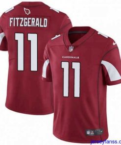 Stylish Nike Arizona Cardinals 11 Larry Fitzgerald Red Team Color Vapor Untouchable Limited Player NFL Jersey