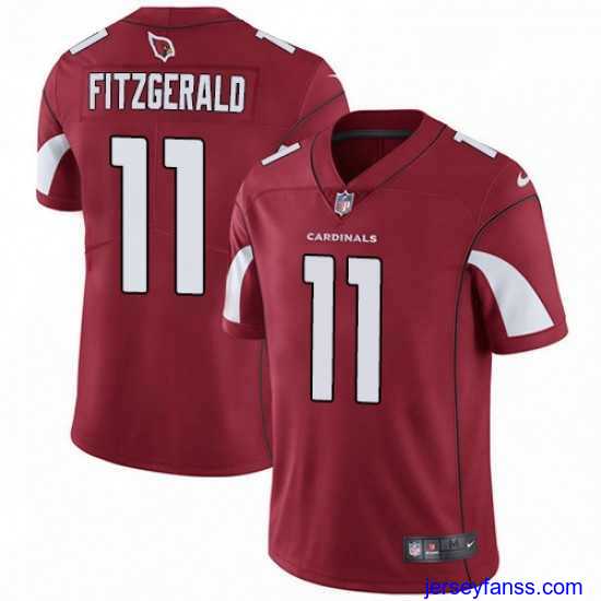 Stylish Nike Arizona Cardinals 11 Larry Fitzgerald Red Team Color Vapor Untouchable Limited Player NFL Jersey