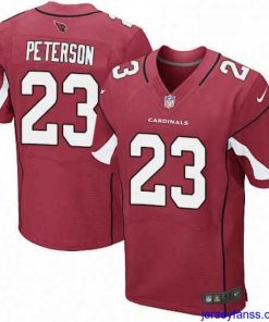 Stylish Nike Arizona Cardinals 23 Adrian Peterson Elite Red Team Color NFL Jersey