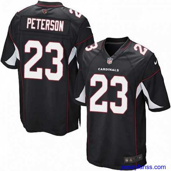Stylish Nike Arizona Cardinals 23 Adrian Peterson Game Black Alternate NFL Jersey