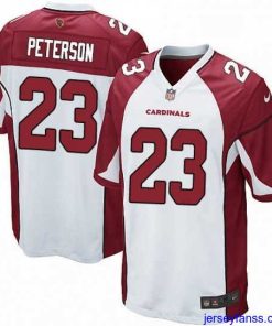 Impressive Nike Arizona Cardinals 23 Adrian Peterson Game White NFL Jersey